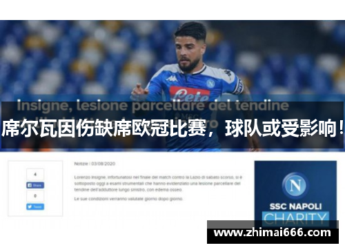 席尔瓦因伤缺席欧冠比赛，球队或受影响！
